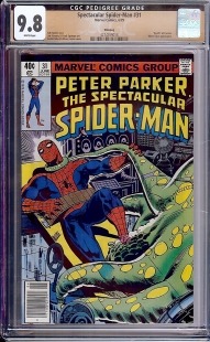 Auction Highlight: Spectacular Spider-Man #31 9.8 White