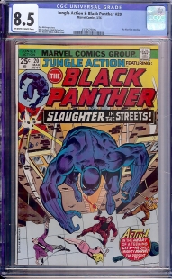 Auction Highlight: Jungle Action & Black Panther #20 8.5 Off-White to White