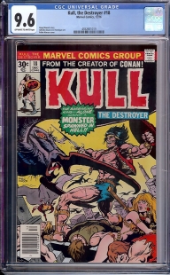 Auction Highlight: Kull, the Destroyer #18 9.6 Off-White to White
