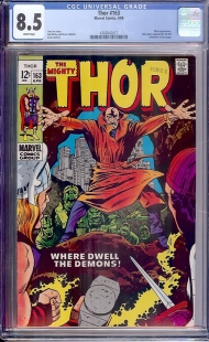 Auction Highlight: Thor #163 8.5 White
