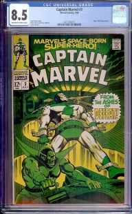 Auction Highlight: Captain Marvel #3 8.5 Off-White to White