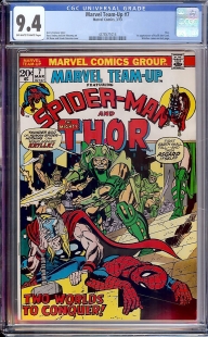 Auction Highlight: Marvel Team-Up #7 9.4 Off-White to White