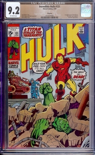 Auction Highlight: Incredible Hulk #131 9.2 Off-White