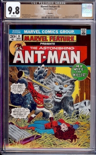 Auction Highlight: Marvel Feature #9 9.8 White