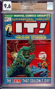 Auction Highlight: Supernatural Thrillers #1 9.6 White