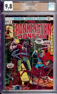 Auction Highlight: Frankenstein #6 9.8 White
