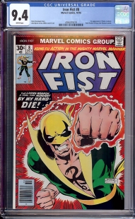 Auction Highlight: Iron Fist #8 9.4 White