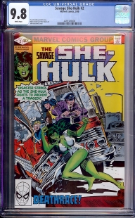 Auction Highlight: Savage She-Hulk #2 9.8 White