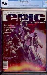 Auction Highlight: Epic Illustrated #1 9.6 White