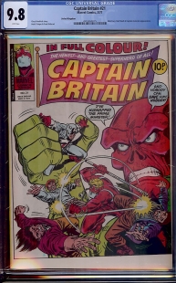 Auction Highlight: Captain Britain #21 9.8 White