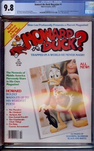 Auction Highlight: Howard the Duck Magazine #1 9.8 White