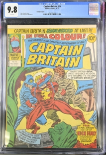 Auction Highlight: Captain Britain #15 9.8 White