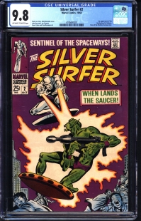 Auction Highlight: Silver Surfer #2 9.8 Off-White to White
