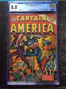 Auction Highlight: Captain America Comics #16 8.0 Off-White