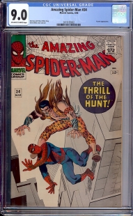 Auction Highlight: Amazing Spider-Man #34 9.0 Off-White to White