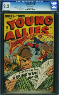 Auction Highlight: Young Allies #20 9.2 Off-White