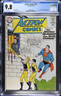 Auction Highlight: Action Comics #315 9.8 White