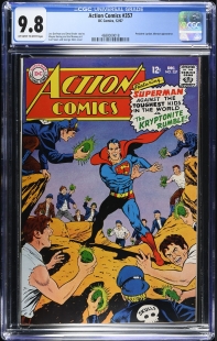 Auction Highlight: Action Comics #357 9.8 Off-White to White