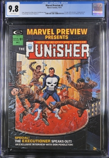 Auction Highlight: Marvel Preview #2 9.8 White