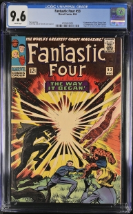 Auction Highlight: Fantastic Four #53 9.6 White