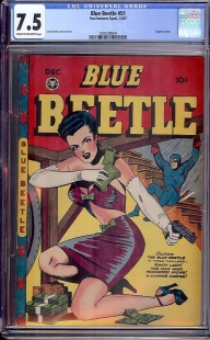 Auction Highlight: Blue Beetle #51 7.5 Cream to Off-White