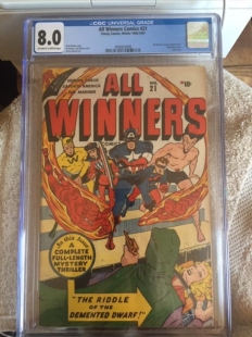 Auction Highlight: All Winners Comics #21 8.0 Off-White to White