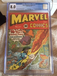 Auction Highlight: Marvel Mystery Comics #17 8.0 Off-White to White