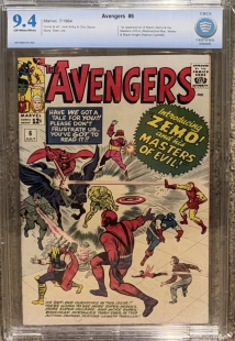 Auction Highlight: Avengers #6 9.4 Off-White to White