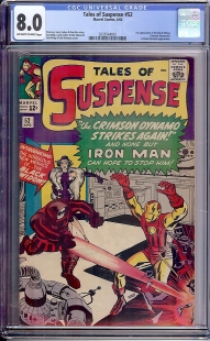 Auction Highlight: Tales of Suspense #52 8.0 Off-White to White