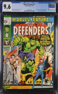 Auction Highlight: Marvel Feature #1 9.6 White