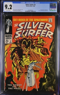 Auction Highlight: Silver Surfer #3 9.2 Off-White