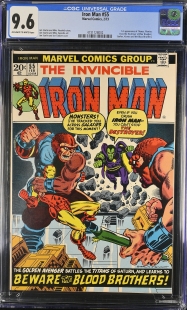Auction Highlight: Iron Man #55 9.6 Off-White to White