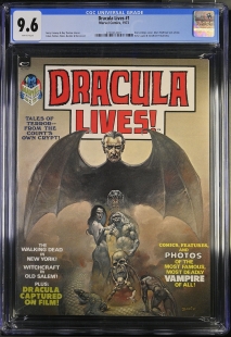 Auction Highlight: Dracula Lives #1 9.6 White