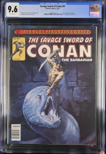 Auction Highlight: Savage Sword of Conan #61 9.6 White