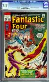 Fantastic Four #105 CGC 7.5 ow/w