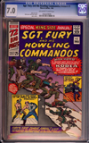 Sgt. Fury and His Howling Commandos Annual #1 CGC 7.0 ow/w New York State Collection