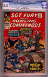 Sgt. Fury and His Howling Commandos #34 CGC 8.5 ow/w New York State Collection