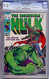 Incredible Hulk #112 CGC 9.0 ow/w