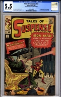 Tales of Suspense #50 CGC 5.5 cr/ow From The Collection Of Doug Moench