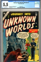 Journey Into Unknown Worlds #31 CGC 5.5 w