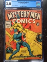 Mystery Men Comics #15 CGC 3.5 ow