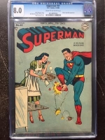 Superman #51 CGC 8.0 cr/ow