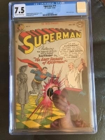 Superman #74 CGC 7.5 ow/w