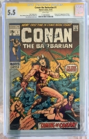 Conan The Barbarian #1 CGC 5.5 w CGC Signature SERIES