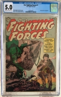 Our Fighting Forces #1 CGC 5.0 cr/ow