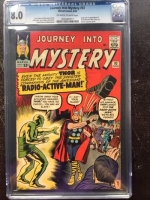 Journey Into Mystery #93 CGC 8.0 ow/w