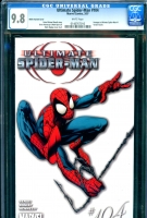 Ultimate Spider-Man #104 CGC 9.8 w White Variant Cover