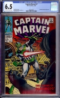 Captain Marvel #7 CGC 6.5 ow/w