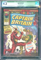 Captain Britain #2 CGC 9.2 ow/w