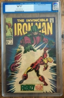 Iron Man #5 CGC 9.2 cr/ow